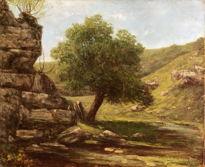 Landschaft, 1873 von Gustave Courbet